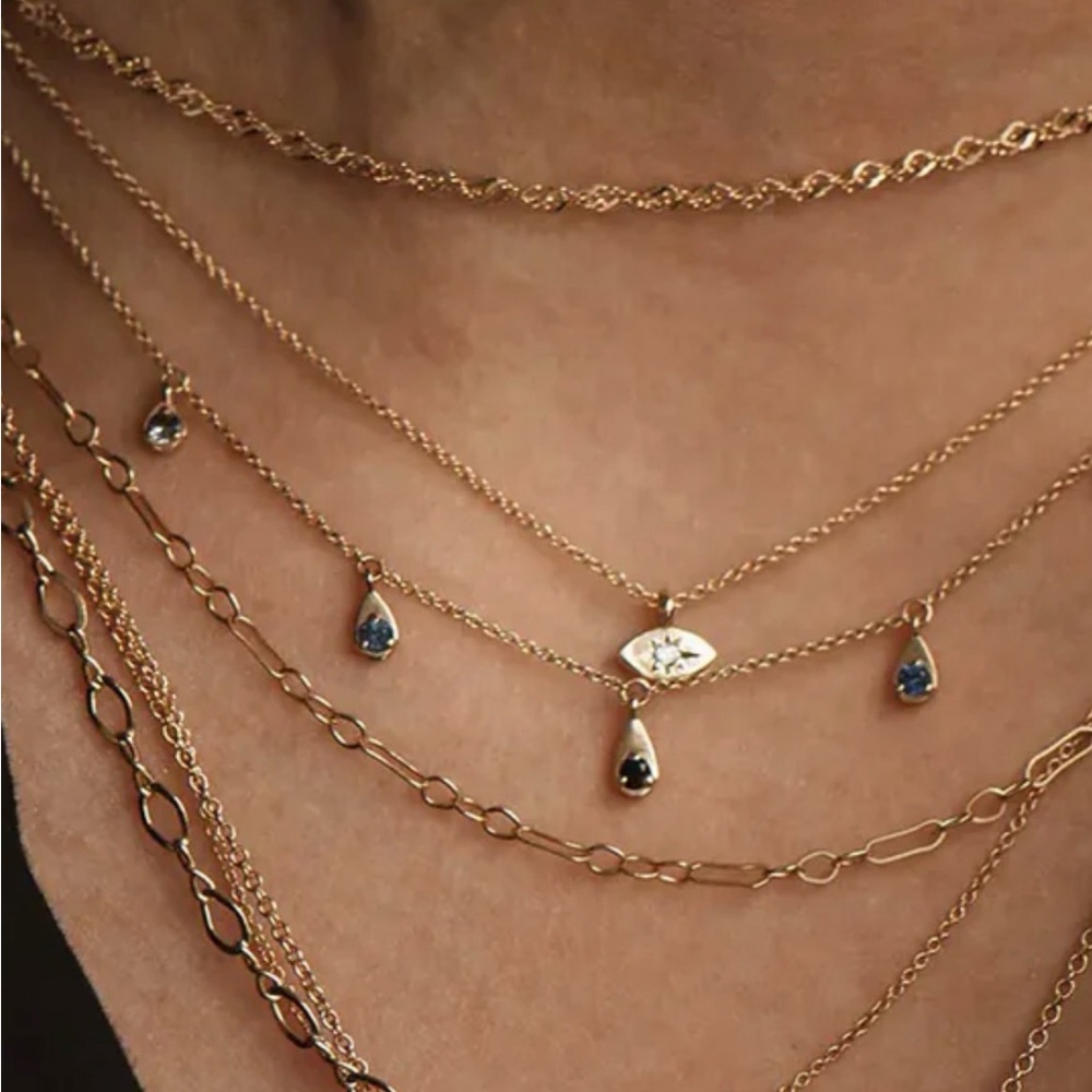 bluboho visionary evil eye necklace